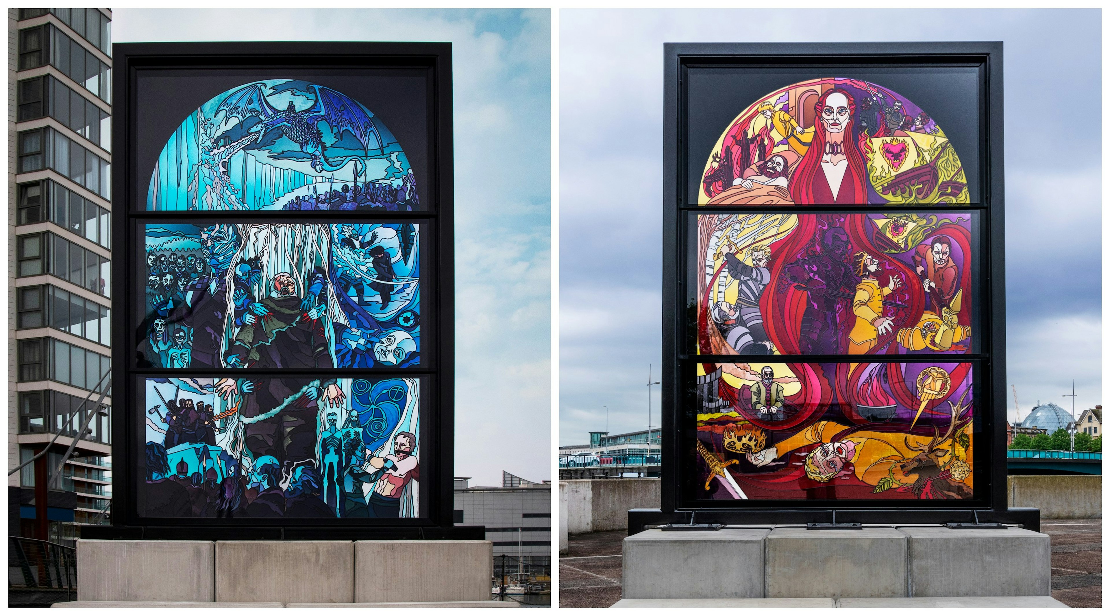 Stunning stained glass windows take visitors on a new Game of Thrones